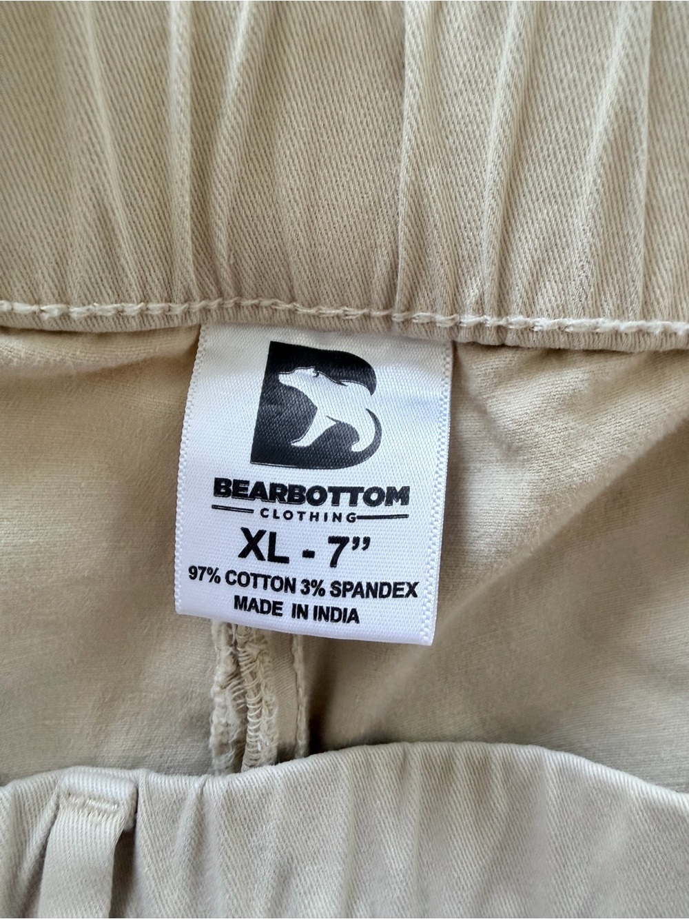 Bearbottom 7” Khaki Shorts - Picture 3 of 3
